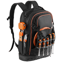 Tool Backpack 65 Pockets Tear-resistant Jobsite Backpack for Electrician