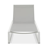 5-Level Adjustable 2-Piece Outdoor Chaise Lounge, Durable Aluminum Frame & Textilene Mesh, Perfect for Patio/Poolside