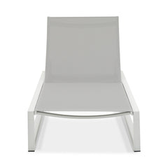 5-Level Adjustable 2-Piece Outdoor Chaise Lounge, Durable Aluminum Frame & Textilene Mesh, Perfect for Patio/Poolside