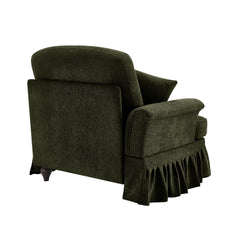 Sofa LSF Chenille W/1 Pillow -Green