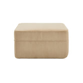 Martha Ottoman Corduroy -Camel