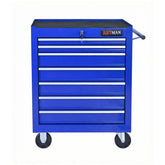 7 DRAWERS MULTIFUNCTIONAL TOOL CART WITH WHEELS-BLUE