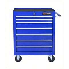 7 DRAWERS MULTIFUNCTIONAL TOOL CART WITH WHEELS-BLUE