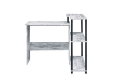 Levi Antique White & Black Finish Writing Desk