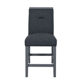 ARIYA DARK GREY BAR STOOLS 2PK