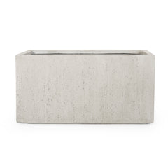 OUTDOOR LARGE SQUARE MGO PLANTER
