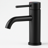 Single Handle Bathroom Faucet Lavatory Faucet Stainless Steel Single Hole-T10, Matte Black