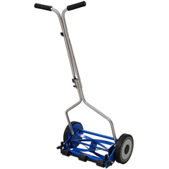 14in Push Lawn Mower, Push Reel Lawn Mower, Blue Color
