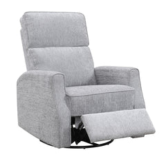 Gray Swivel Gliding Recliner