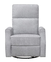 Gray Swivel Gliding Recliner