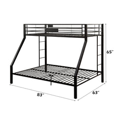 Limbra Sandy Black Finish Twin XL/Queen Bunk Bed