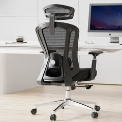 Office Chair Ergonomic Desk Chair, High Back Computer Chair with Wheels, Home Sutdy Chair for Heavy People, Office Chair Adjustable Seat Depth, 3D Armrests and Adjustable Headrest