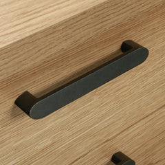 Lateral File with Practical Storage, Brown finish