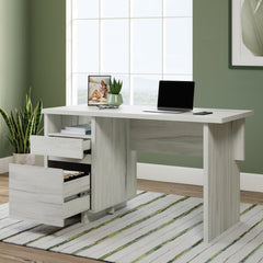 Desk with File Drawer, White finish