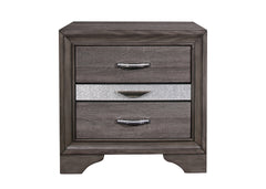 RYDER SPARKLE GREY NIGHTSTAND