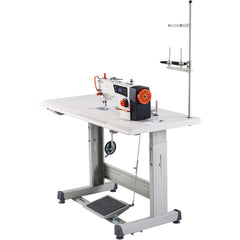 Industrial Lockstitch Sewing Machine Lockstitch 550W Servo Motor and Table Stand