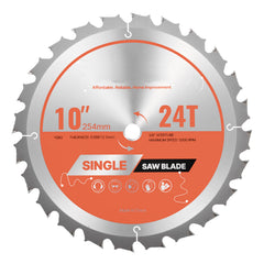 Circular Saw Blade Wood Cutting Blade for Circular Saw 10 inch 24 Teeth