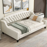 Modern Luxury Tufted Button Daybed,Twin,Beige(Old SKU:GX001008AAA)