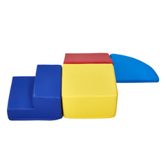 Climbing Toys 4 Piece Foam Climbing Blocks Set for Toddlers and Preschoolers
