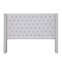 Upholstery Headboard Grey Queen