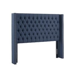 Upholstery Headboard Navy Queen
