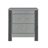 Lorenzo Silver Nightstand