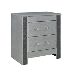 Lorenzo Silver Nightstand