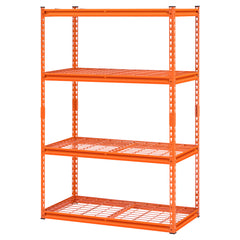 Storage Shelves 4 Tier Adjustable Heavy Duty Garage Shelving Units 2400 lbs