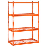 Storage Shelves 4 Tier Adjustable Heavy Duty Garage Shelving Units 2400 lbs