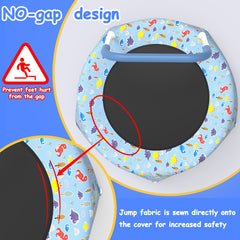 28inch Toddler Trampoline for Kids 1 Year Plus with Handle, Baby Gifts for Boys and Girls, Indoor and Outdoor