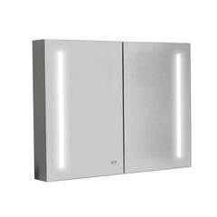 40 x 30 inch LED Lighted Bathroom Medicine Cabinet with Mirror, Sockets, Dimmable, Anti-Fog