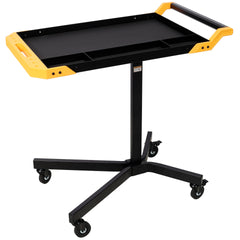 Adjustale Height Mobile Work Table,Rolling Tool Tray Table,Repair Shops, and DIY, Portable