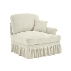 Sofa RSF Chenille W/1 Pillow -Beige