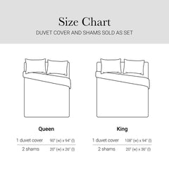 3-Piece Full/Queen 100% Cotton Sateen Duvet Cover Set,Terracotta/Linen