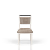Rope Back Chair - Vanilla / Carmel (Set of 2)