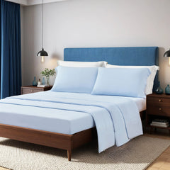 2-Piece Twin Cooling 3pc Sheet Set,Ice Blue