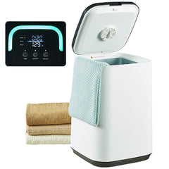 Towel Warmer 20L, Towel Warmer Bucket with 24h Delay Timer, 20/40/60 Min Auto Shut Off, Child Lock, LED Screen & U-Shaped Light, Large Towel Warmer for Bathroom, Spa, Bathrobe, Blanket & Pajama