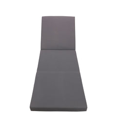 GRAY BROADWAY/IAN CHAISE LOUNGE CUSHION (TRIPLE FOLDS)