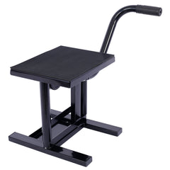 Motorcycle Dirt Bike Stands and Lifts Jack Stand Steel Lift 11"-16.5" Adjustable Height 330 LBS Load Capacity Heavy Duty Steel Black