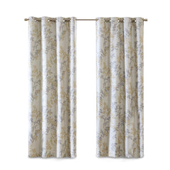 Printed Botanical Blackout Curtain Panel(Only 1 Pc Panel)
