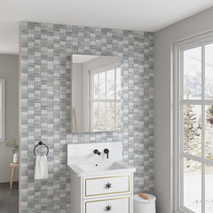 24'' W x 36'' H Surface Frameless Mirror Medicine Cabinet, Beveled Mirror Edges Bathroom Medicine Cabinet, Left opening door