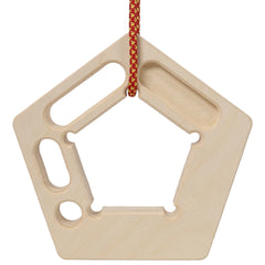 2PACK Climbing Hangboard Rock Climbing Training,Rock Climbing Fingerboard, Wooden Climbing Board Trainer for Strengthen Fingers and Grip