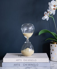 8" Ferdinand 30-Minute Hourglass, Bisque Sand