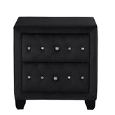 Sophia Modern style Night Stand Made With Wood In Black same asG150108575 (NJ inventory)