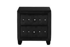 Sophia Modern style Night Stand Made With Wood In Black same asG150108575 (NJ inventory)