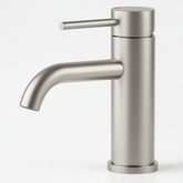 Single Handle Bathroom Faucet Lavatory Faucet Stainless Steel Single Hole-T10, Brushed Nickel