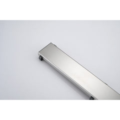 28 Inches Linear Shower Drain, Included Hair Strainer and Leveling Feet