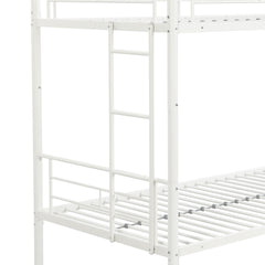 METAL Bunk Bed with trundle WHITE