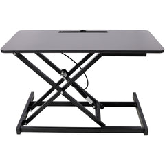 Adjustable Height Standing Laptop Desk,Adjustable Sit to Stand Up Workstation with Keyboard Tray,Black