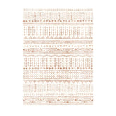 Large Area Rug 5 x 7 ft Anti-Skid and Tear-Resistant Floor Mat Modern Beige